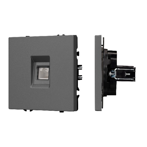 Механизм компьютерной розетки SCT-NOBE-MPC1-SFPL-GR (RJ-45, CAT6) (Arlight, -)