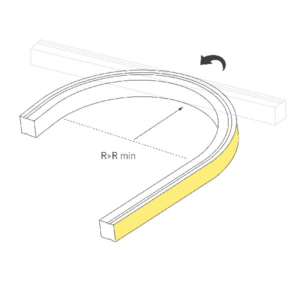 Лента герметичная MOONLIGHT-TOP-X280-16x16mm 24V Day4000 (10 W/m, IP67, 0,5m wire x1) (Arlight, Обра