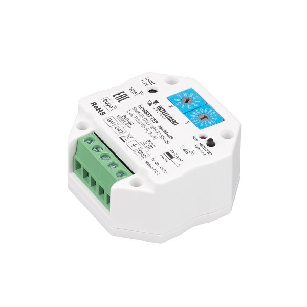 INTELLIGENT ARLIGHT Конвертер SMART-DALI-301-72-SH-IN (24V, TUYA Wi-Fi, 2.4G) (IARL, IP20 Пластик, 5