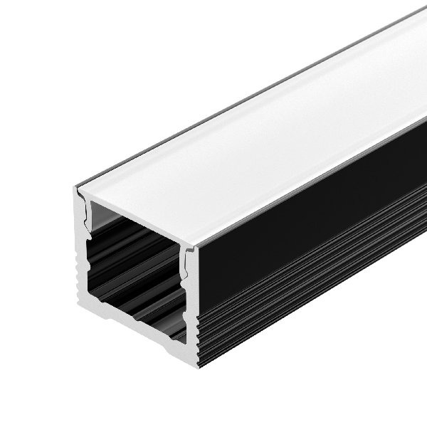Профиль SL-SLIM-H13M-2000 BLACK (BY) (Arlight, Алюминий)