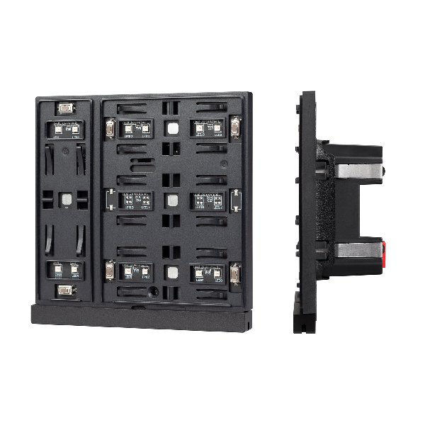 INTELLIGENT ARLIGHT Механизм панели KNX-303-22-IN Black (Bus) (IARL, IP20 Пластик, 2 года)