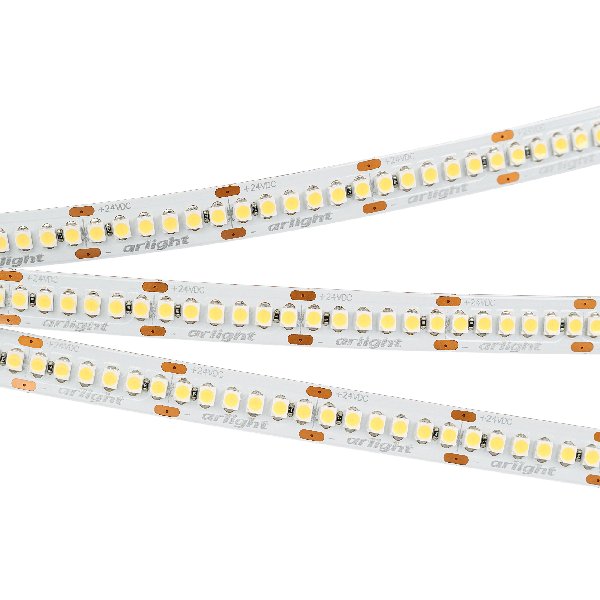 Лента RT 6-3528-240 24V Warm2700 4х (1200 LED) (Arlight, 19.2 Вт/м, IP20)