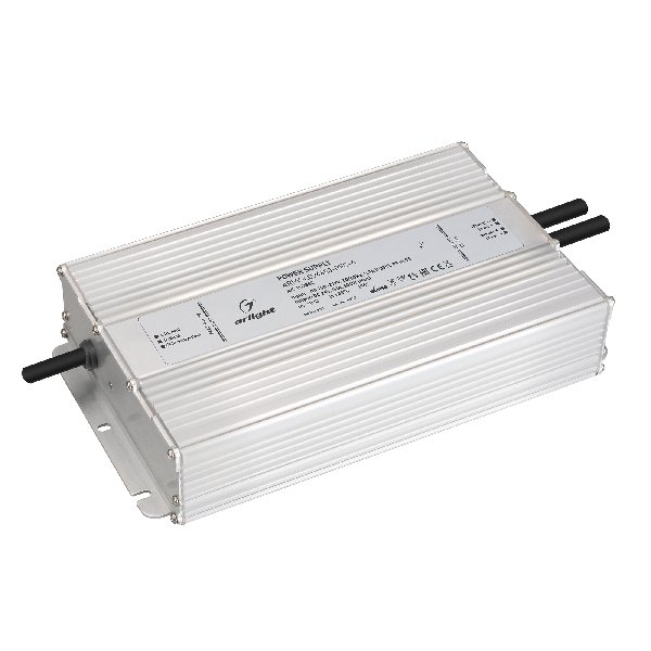 Блок питания ARPV-LG24600-PFC-A (24V, 25A, 600W) (Arlight, IP67 Металл, 5 лет)