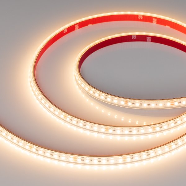 Лента герметичная IC-PS-A120-10mm 24V Warm2700 (9.6 W/m, IP67, 2835, 10m) (Arlight, стабилизированна