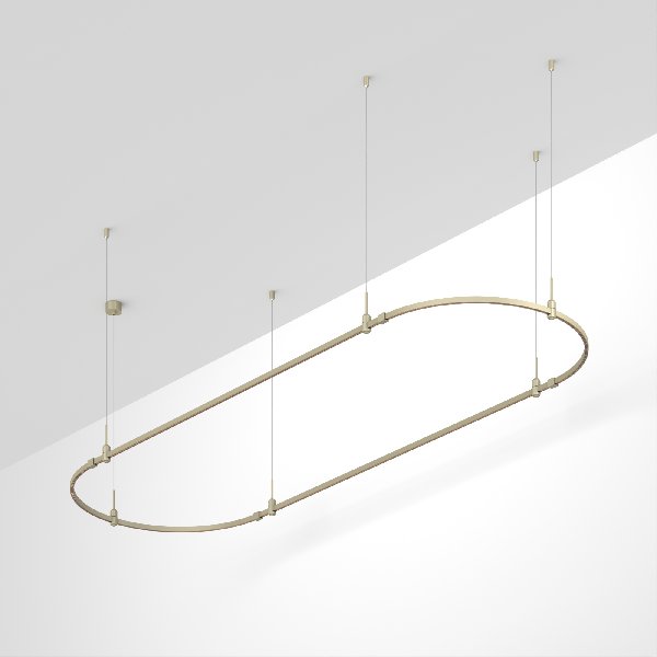 Основание ART-APRIORI-OVAL-HANG-3000x1000 (OG) (Arlight, IP20 Металл, 3 года)