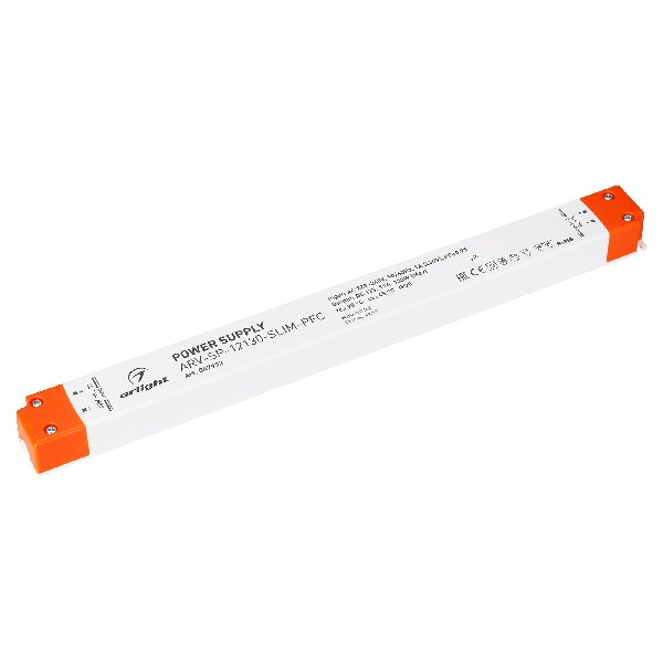 Блок питания ARV-SP-12130-SLIM-PFC (12V, 11A, 130W) (Arlight, IP20 Пластик, 5 лет)