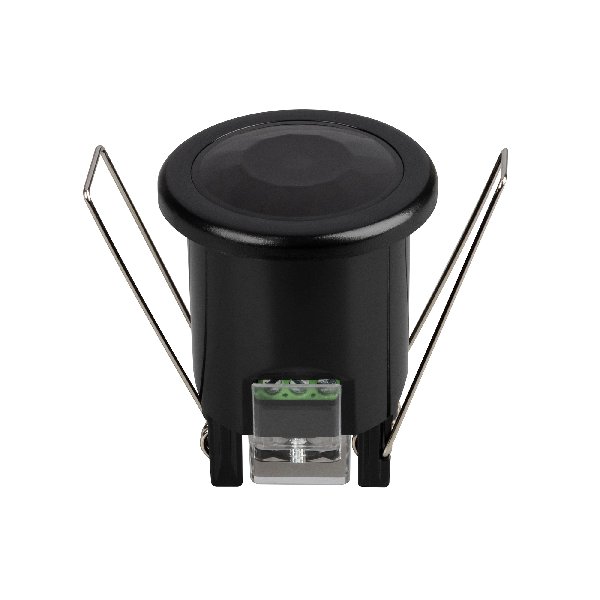 Датчик движения NAVE-PIR-BUILT-R50-400W-BK (230V, 1.7A, MINI, IP20) (Arlight, Пластик, 5 лет)