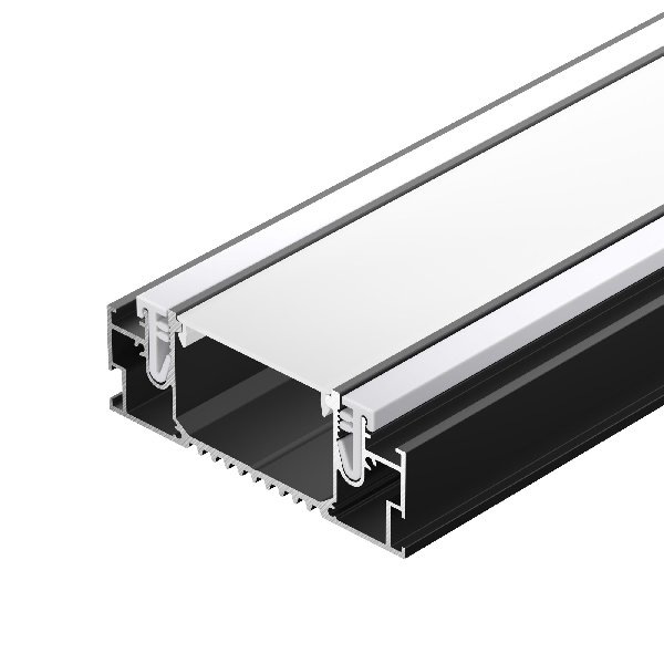 Профиль STRETCH-41-CEIL-CENTER-2000 BLACK (Arlight, Алюминий)