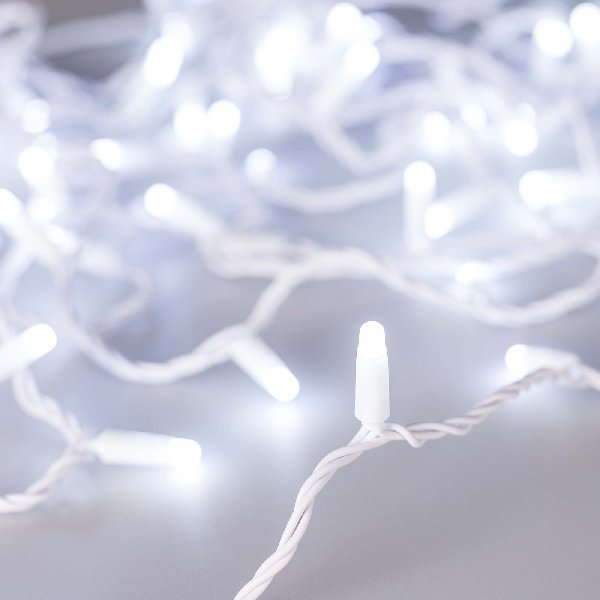 Светодиодная гирлянда ARD-STRING-CLASSIC-10000-WHITE-100LED-MILK-FLASH White (230V, 7W) (Ardecoled, 