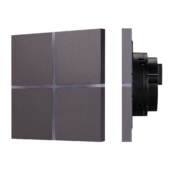 INTELLIGENT ARLIGHT Сенсорная панель KNX-304-13-IN Grey (BUS, Frameless) (IARL, IP20 Металл, 2 года)