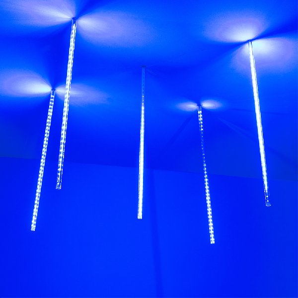 Светодиодная гирлянда ARD-ICEFALL-CLASSIC-D12-500-5PCS-CLEAR-72LED-LIVE BLUE (230V, 6W) (Ardecoled, 