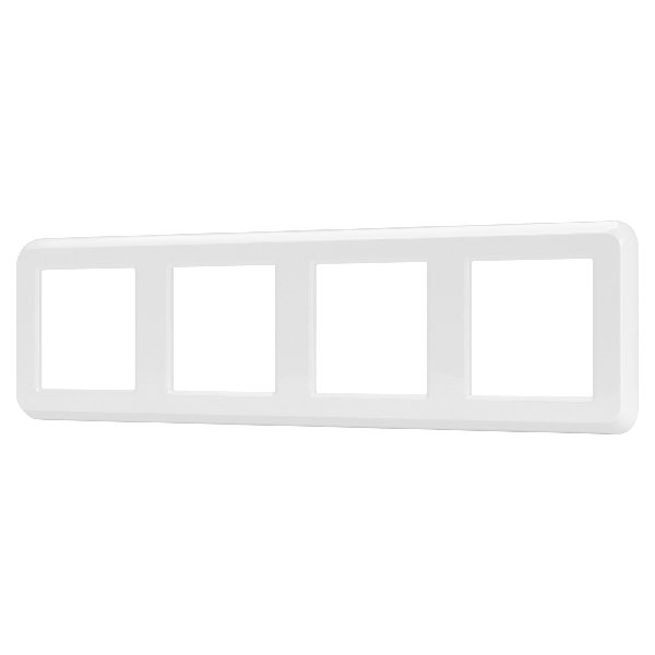 Рамка пластиковая FRM-VERSA-PL-4-WH (Arlight, -)