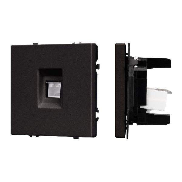 Механизм компьютерной розетки SCT-NOBE-MPC1-SFPL-BK (RJ-45, CAT6) (Arlight, -)