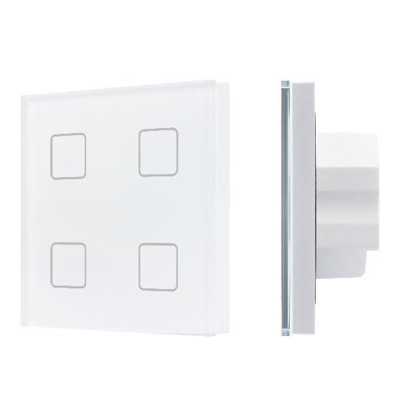 INTELLIGENT ARLIGHT Сенсорная панель DALI-301-11-IN White (BUS/24V, Backlight) (IARL, IP20 Пластик, 