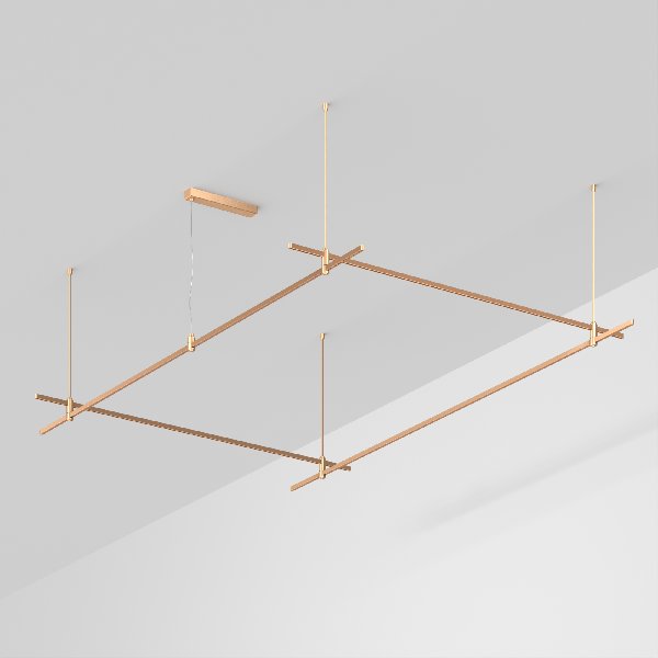 Основание ART-APRIORI-RECTANGLE-ROD-800-3000x2000 (GD) (Arlight, IP20 Металл, 3 года)