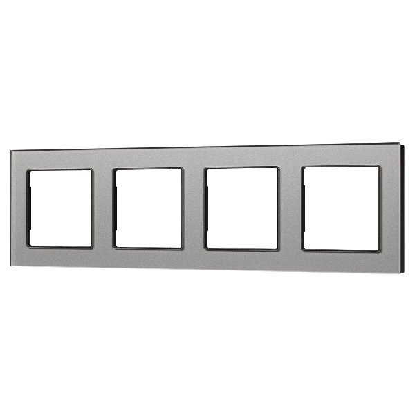 Рамка стеклянная FRM-GLARE-GS-4-GR (Arlight, -)