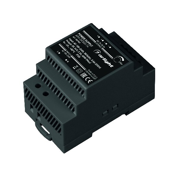 Блок питания ARV-DRS-60-24 (24V, 2.5A, 60W) (Arlight, IP20 DIN-рейка 5 лет)