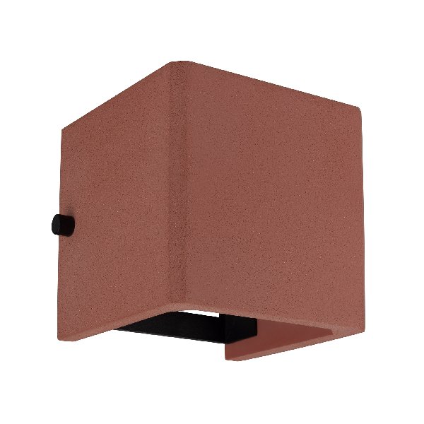 Светильник LGD-PERAN-WALL-S120x120-6W Warm3000 (Beige red, 0-80 deg, 230V) (Arlight, IP65 Бетон, 3 г