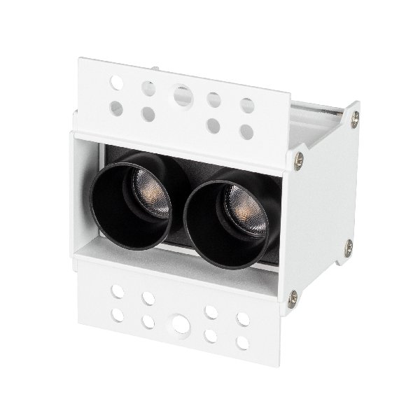 Светильник MS-ORIENT-BUILT-TRIMLESS-TC-S38x67-5W Warm3000 (WH-BK, 30 deg, 230V) (Arlight, IP20 Метал