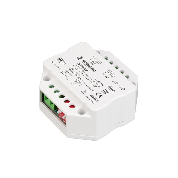 INTELLIGENT ARLIGHT Диммер SMART-PWM-101-72-DIM-PD-IN (12-48V, 1x9A, TUYA Wi-Fi, 2.4G) (IARL, IP20 П