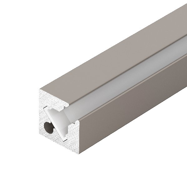 Профиль c экраном SL-KANT-H10-SQUARE-2000 CHAMPAGNE GOLD (Arlight, Алюминий+пластик)