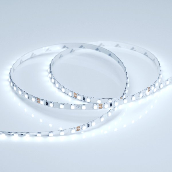 Лента RT 2-5000 24V Cool 15K 5mm 2x (3528, 600 LED, LUX) (Arlight, 9.6 Вт/м, IP20)