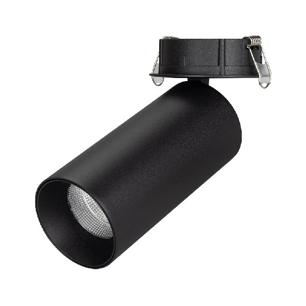 Светильник SP-POLO-BUILT-R65-8W Warm3000 (BK-BK, 40 deg) (Arlight, IP20 Металл, 5 лет)