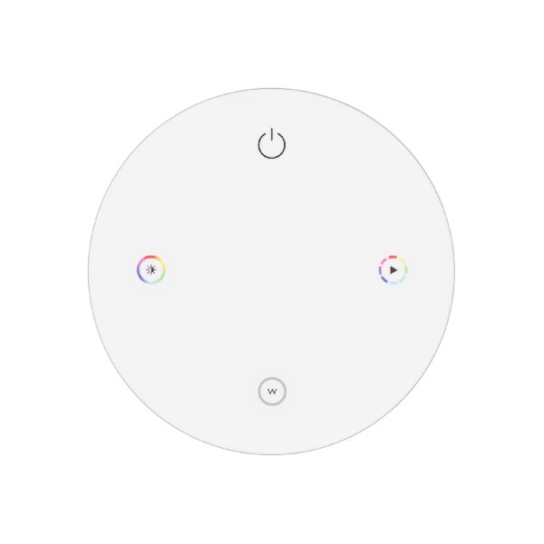 INTELLIGENT ARLIGHT Пульт SMART-801-22-1G-RGBW White (3V, Magnet, 2.4G) (IARL, IP20 Пластик, 5 лет)