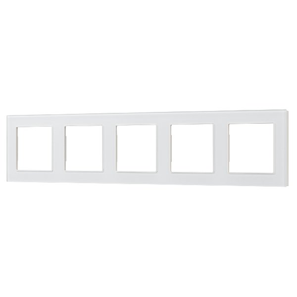 Рамка стеклянная FRM-GLARE-GS-5-WH (Arlight, -)