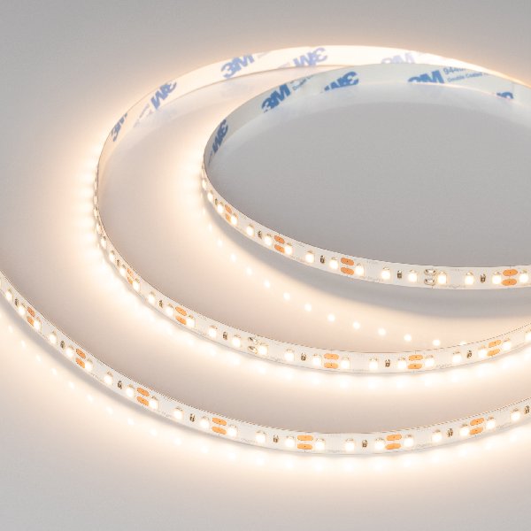 Лента NT-A120-8mm 12V Warm3000 (9.6 W/m, IP20, 3528, 5m) (Arlight, 9.6 Вт/м, IP20)