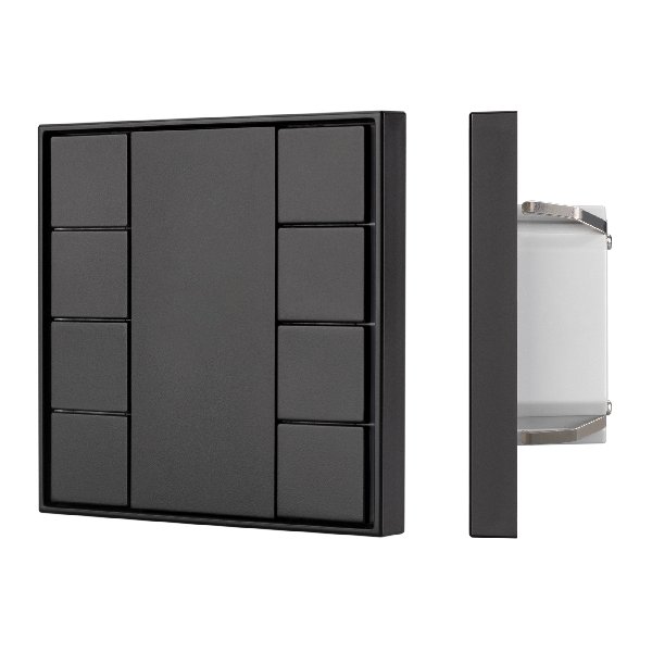 INTELLIGENT ARLIGHT Панель KNX-223-8-BLACK (BUS) (IARL, IP20 Пластик, 3 года)
