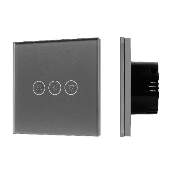 Светорегулятор сенсорный с Zigbee управлением SWT-OMALI-SD3-ZB-GR (250V, 500W) (Arlight, Стекло)