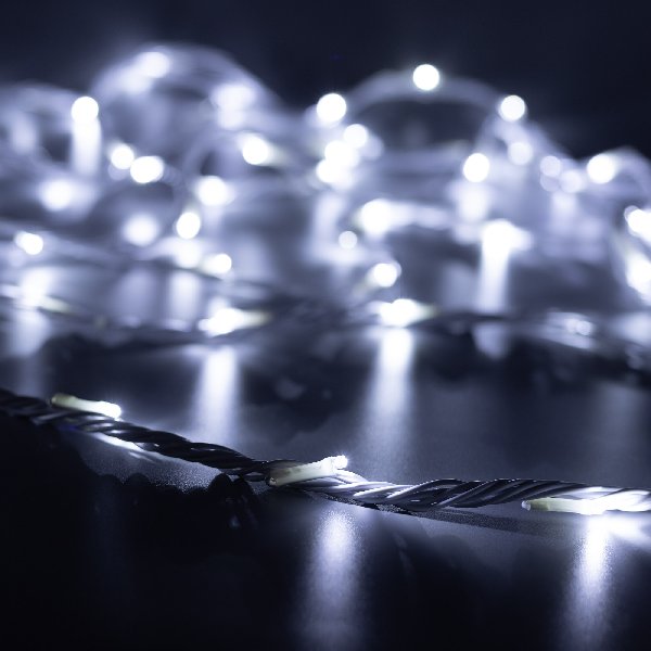 Светодиодная гирлянда ARD-STRING-HOME-10000-WHITE-99LED-RUN WHITE (230V, 10.5W) (Ardecoled, IP20, 1 