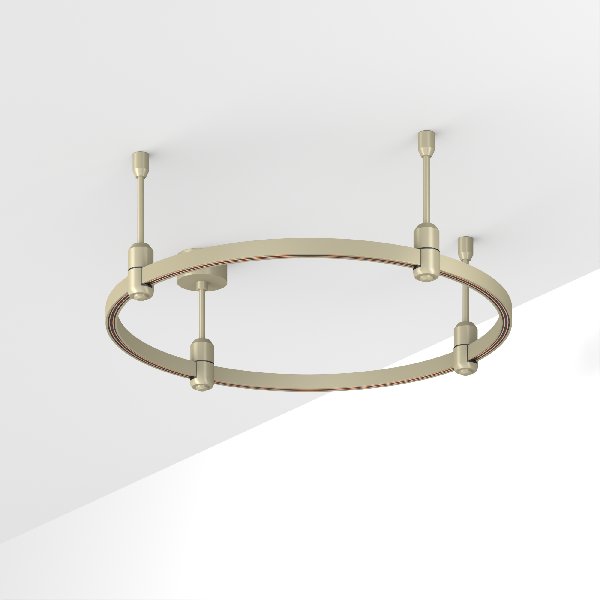 Основание ART-APRIORI-ROUND-ROD-200-R600 (OG) (Arlight, IP20 Металл, 3 года)