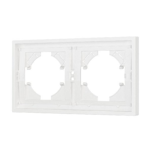 Рамка пластиковая FRM-TENDO-SFPL-2-WH (Arlight, -)