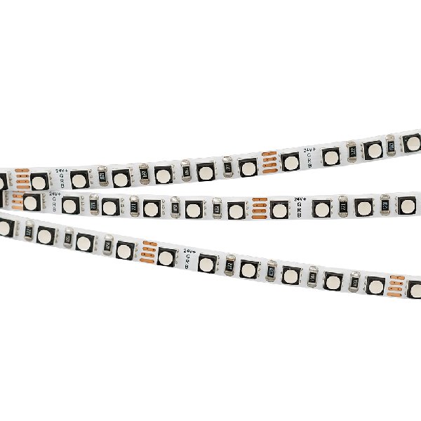 Лента MINI-120-24V RGB 5mm (3535, 5m, LUX) (Arlight, 8 Вт/м, IP20)