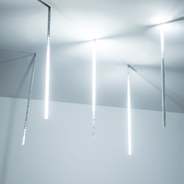 Светодиодная гирлянда ARD-ICEFALL-CLASSIC-D12-500-5PCS-CLEAR-72LED-LIVE WHITE (230V, 6W) (Ardecoled,