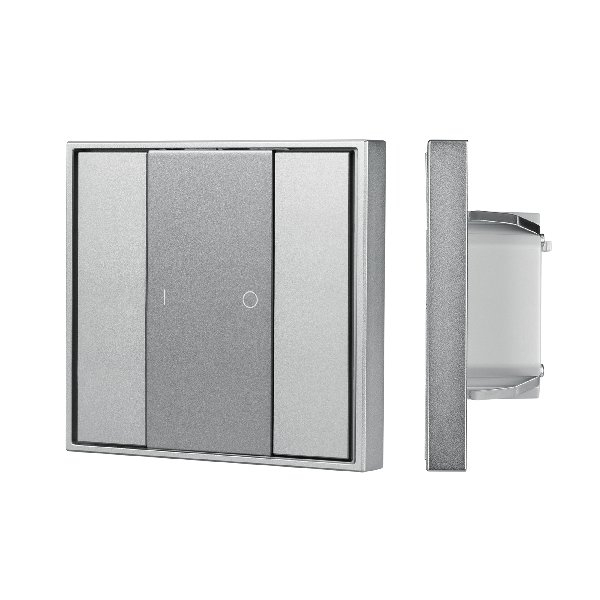 INTELLIGENT ARLIGHT Кнопочная панель DALI-201-23-1G-DIM-DT6-IN Silver (BUS, Frame) (IARL, IP20 Метал