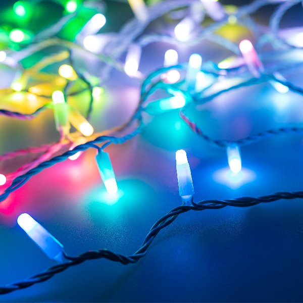 Светодиодная гирлянда ARD-STRING-CLASSIC-10000-WHITE-95LED-MILK-LIVE RGBW-DMX (24V, 10W) (Ardecoled,
