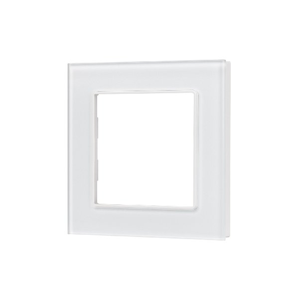 Рамка стеклянная FRM-GLARE-GS-1-WH (Arlight, -)