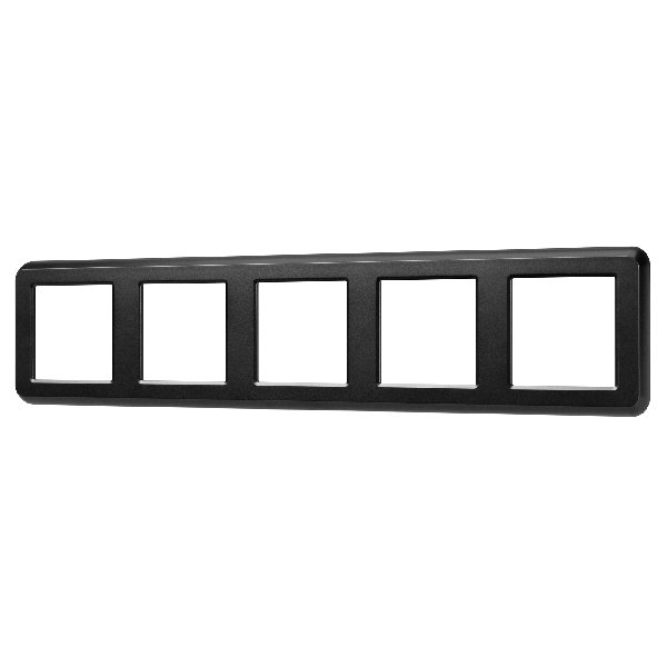 Рамка пластиковая FRM-VERSA-PL-5-BK (Arlight, -)