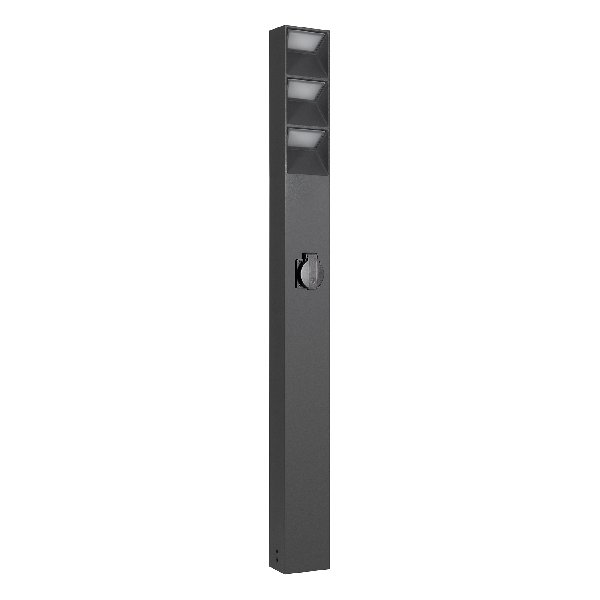 Светильник LGD-TILLIS-BOLL-SOCKET-H900-12W Warm3000 (GR, 92 deg, 230V) (Arlight, IP54 Металл, 3 года