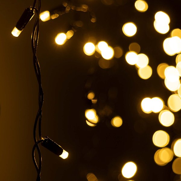 Светодиодная гирлянда ARD-EDGE-CLASSIC-2400x600-BLACK-88LED-FLASH Warm/Warm (230V, 6W) (Ardecoled, I