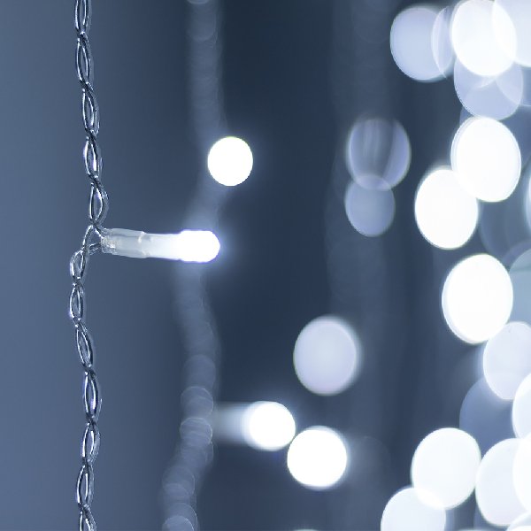 Светодиодная гирлянда ARD-CURTAIN-HOME-2000x2500-CLEAR-300LED White (230V, 12W) (Ardecoled, IP20)