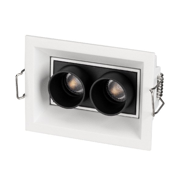Светильник MS-ORIENT-BUILT-TURN-TC-S67x90-5W Warm3000 (WH-BK, 30 deg, 230V) (Arlight, IP20 Металл, 5