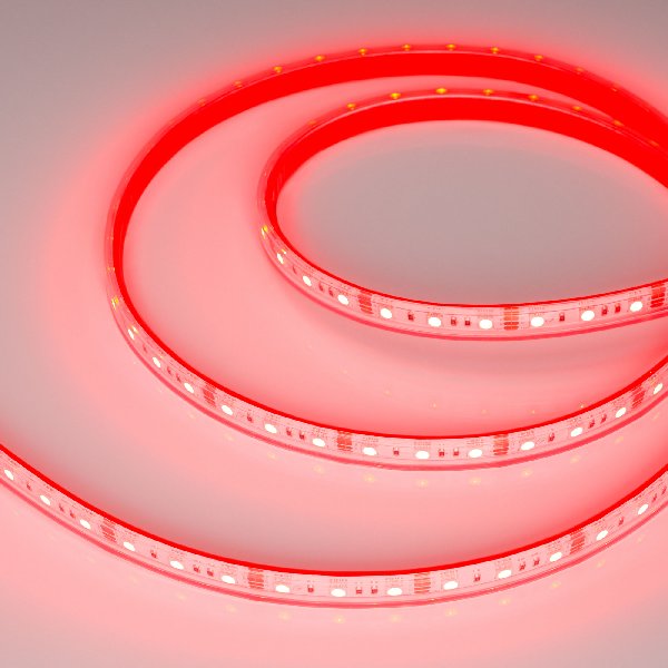 Лента герметичная RTW-PS-B60-12mm 12V RGB (14.4 W/m, IP67, 5060, 5m) (Arlight, 14.4 Вт/м, IP67)