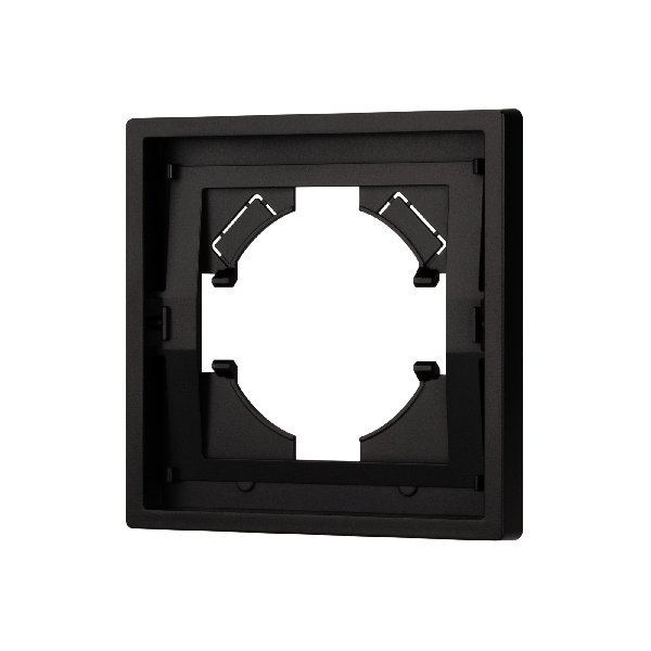 Рамка пластиковая FRM-TENDO-PL-1-BK (Arlight, -)