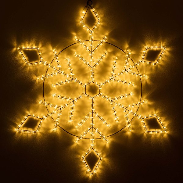 Фигура светодиодная ARD-SNOWFLAKE-M9-900x900-360LED Warm (230V, 22W) (Ardecoled, IP65, 1 год)