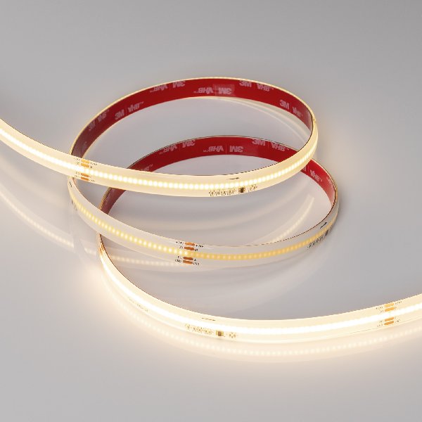 Лента герметичная SPI-COB-SE-X378-12mm 24V Warm3000-PX63-BPT (7 W/m, IP65, 5m) (Arlight, бегущий ого