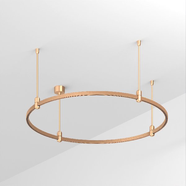 Основание ART-APRIORI-ROUND-ROD-400-R1000 (GD) (Arlight, IP20 Металл, 3 года)